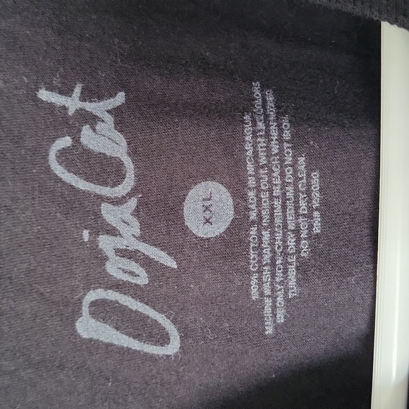 Doja Cat Hot Pink Portrait Boyfriend Fit Girls T-Shirt Size XXL - Picture 6 of 7